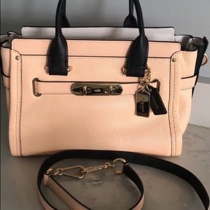Coach Two Tone Swagger Bag